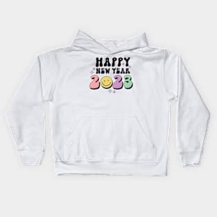 Happy New Year 2023 new year christmas gift idea Kids Hoodie